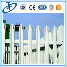 PVC revestido Palisade Fence